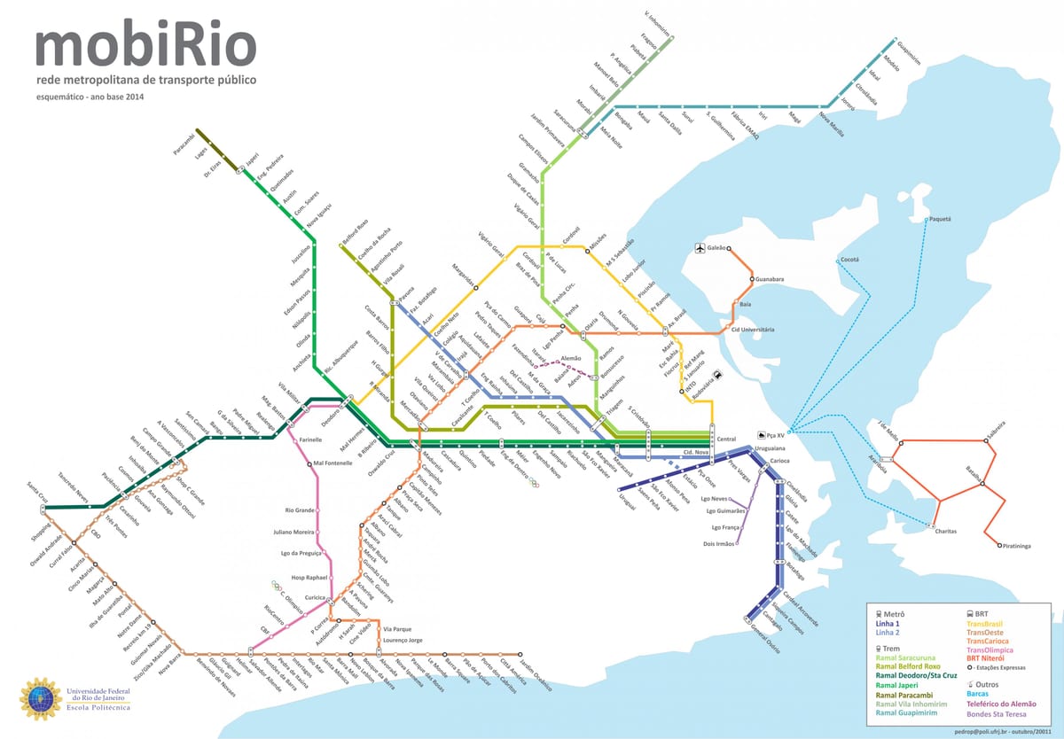 Rio de Janeiro bèn kat jeyografik